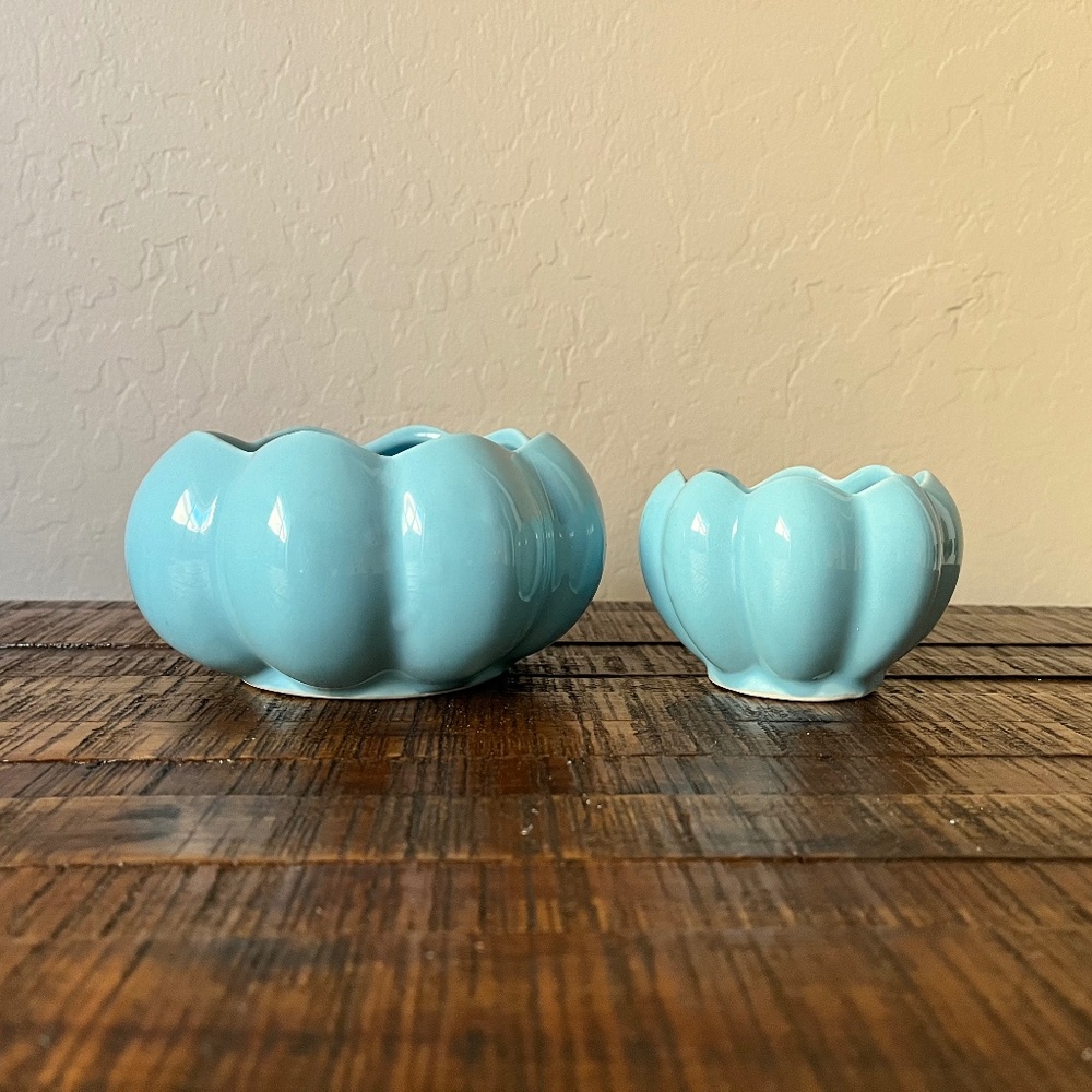 Vintage Alamo Pottery Bowl/Planter #774 & #772